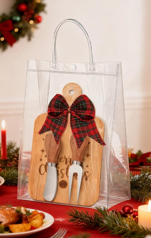 Holiday Charcuterie Board & Cheese Tool Set