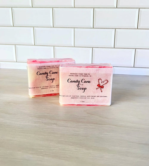 Candy Cane Dreams Handmade Soap