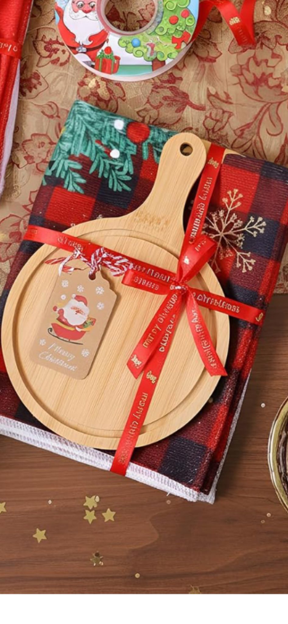 Holiday Charcuterie Board & Cheese Tool Set