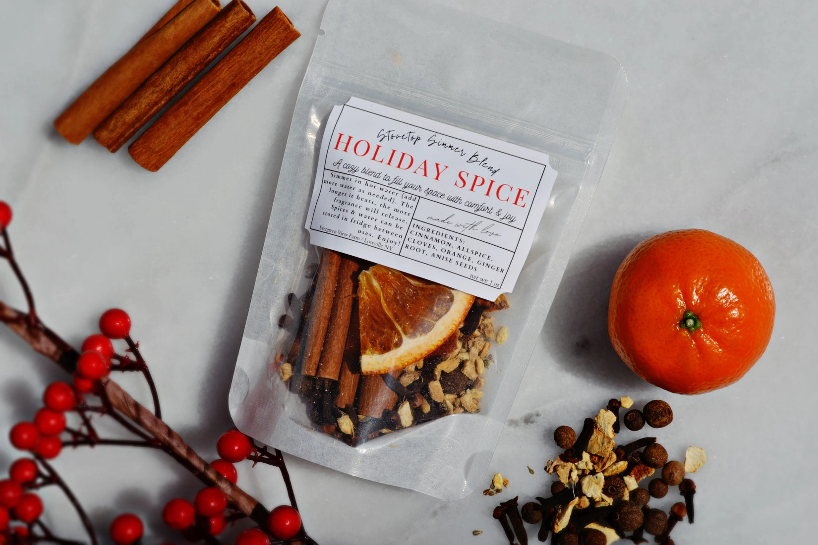 Fragrant Holiday Spice Simmer Pot
