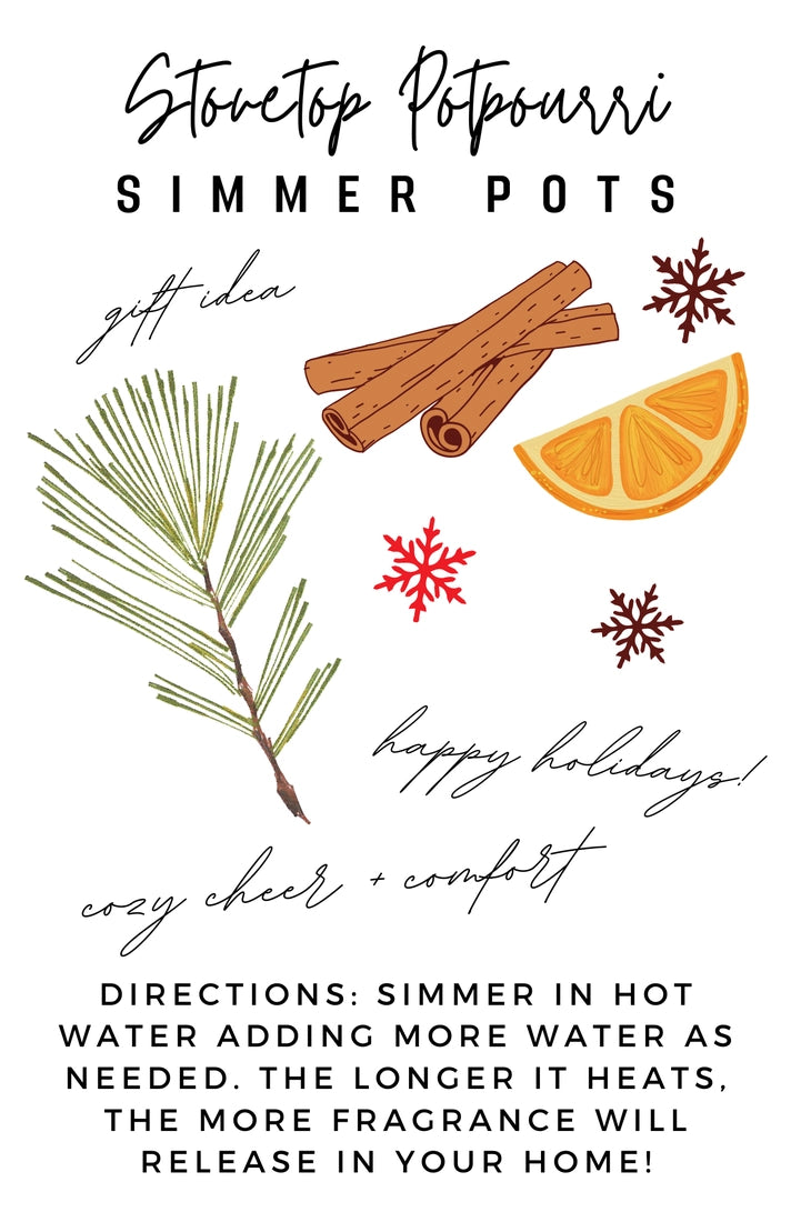Fragrant Holiday Spice Simmer Pot
