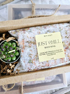 Just Chill Bath Salt & Succulent Candle Set