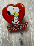Snoopy Heart Badge Reel