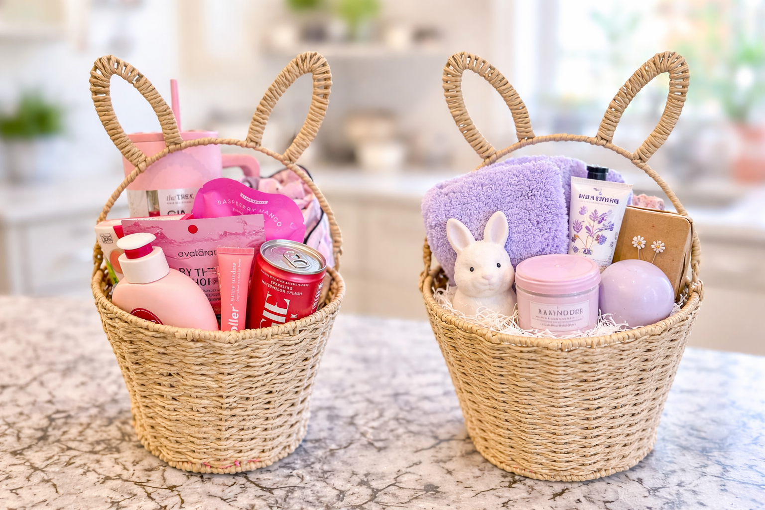 Custom Bunny Basket