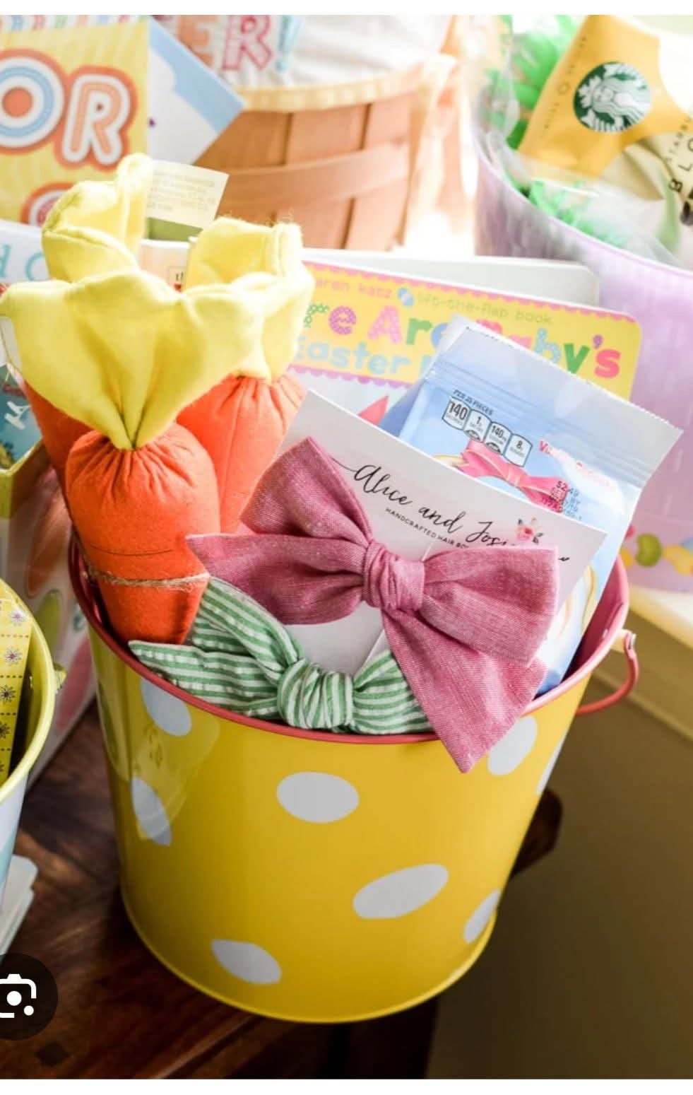 Custom Spring and Easter Basket - Child Medium